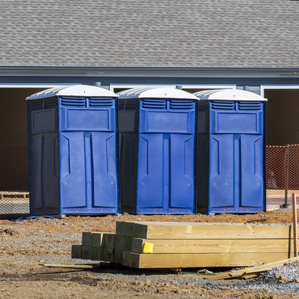 what is the expected delivery and pickup timeframe for the portable toilets in Wilson MO